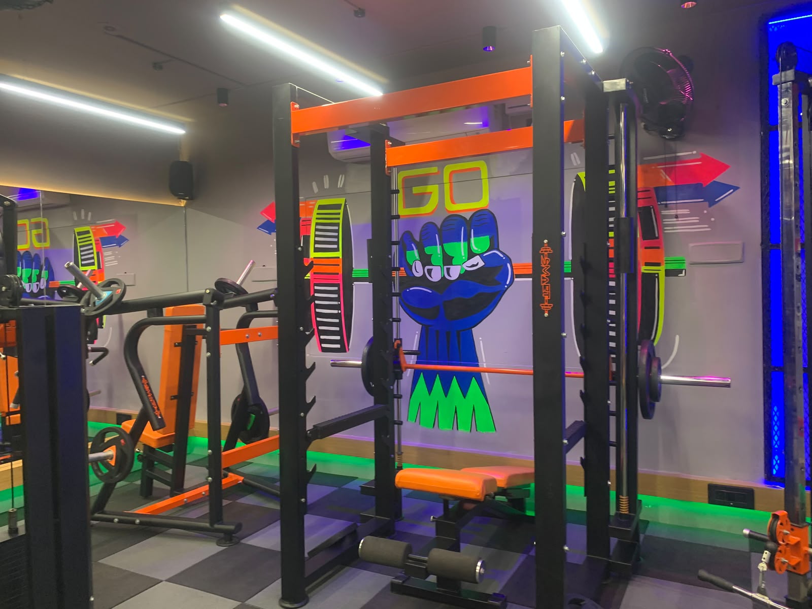 Boxing and conditioning corner at JRA Fitness Hub