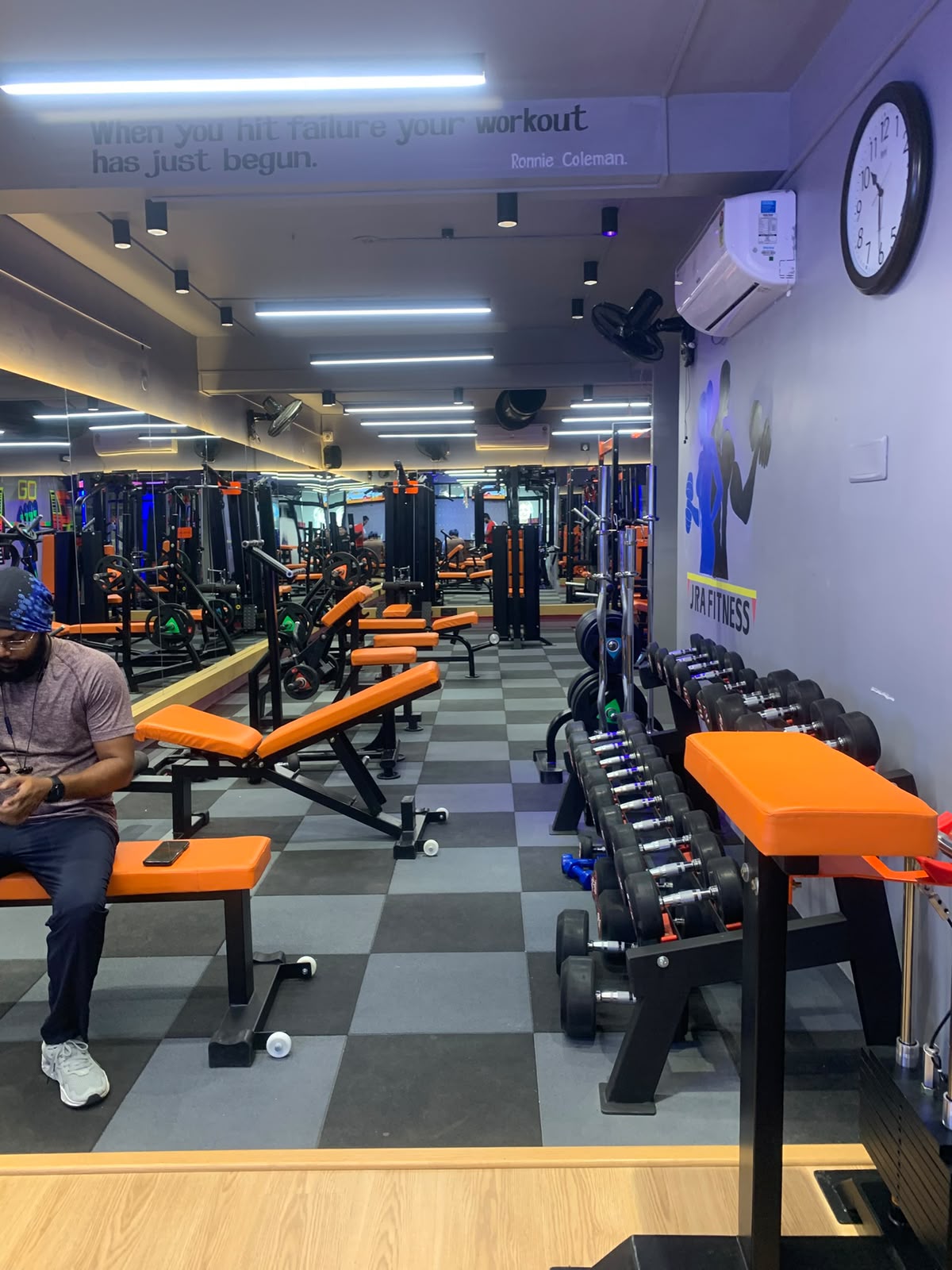Boxing and conditioning corner at JRA Fitness Hub