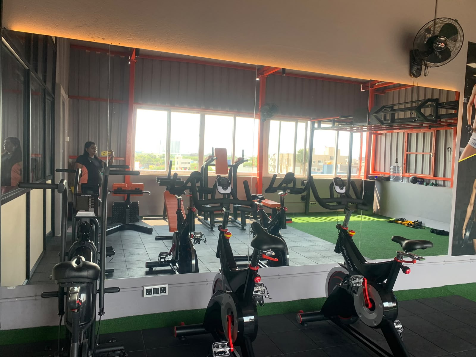 Boxing and conditioning corner at JRA Fitness Hub