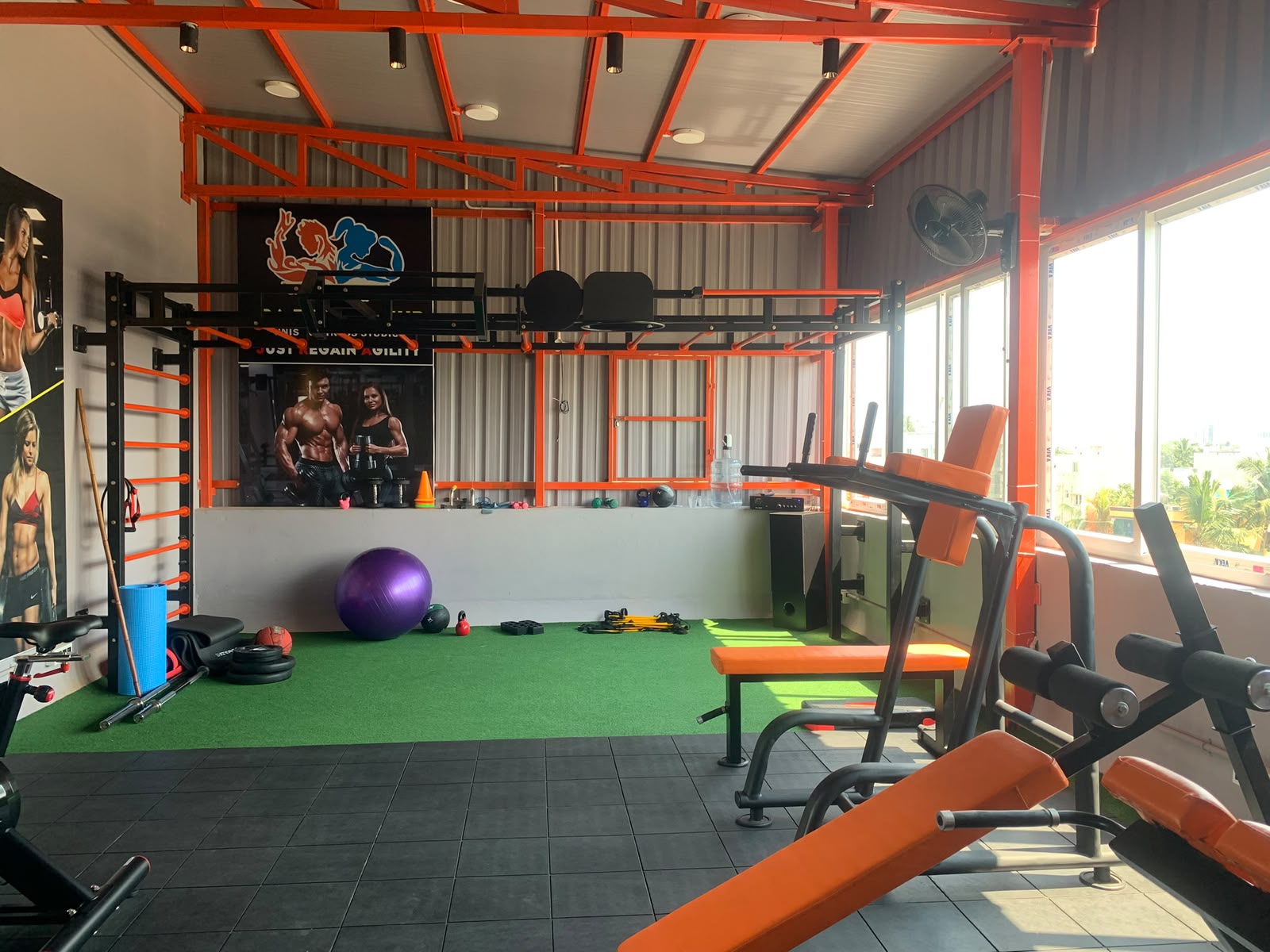 Reception area at JRA Fitness Hub