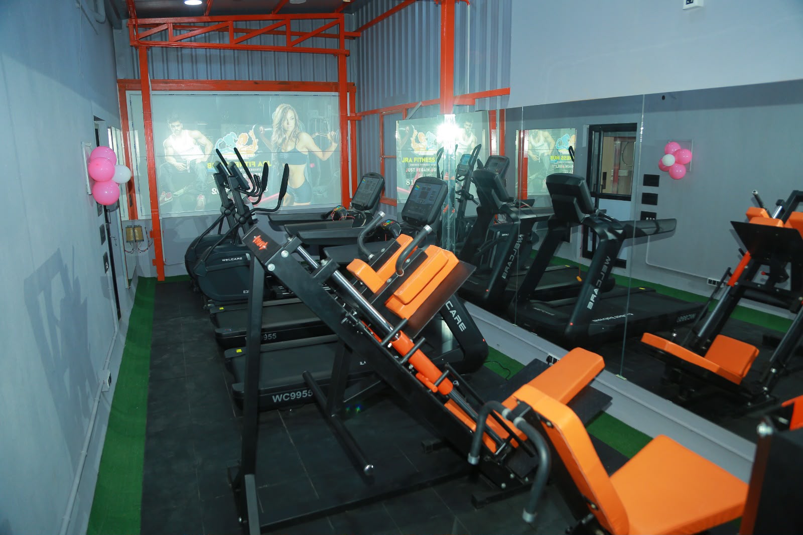 Group studio class at JRA Fitness Hub