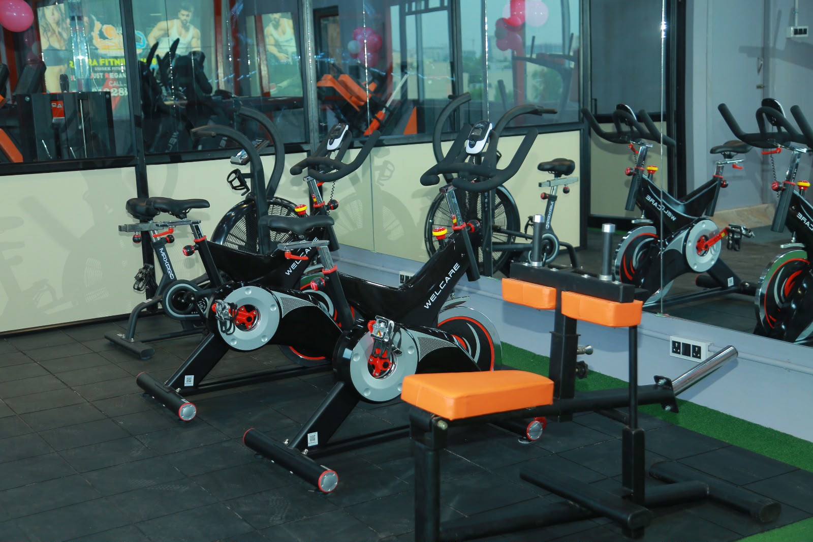 Cardio deck at JRA Fitness Hub